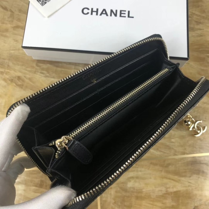 CHANEL(シャネル) 長財布 ラウンドファスナー式財布 852-361