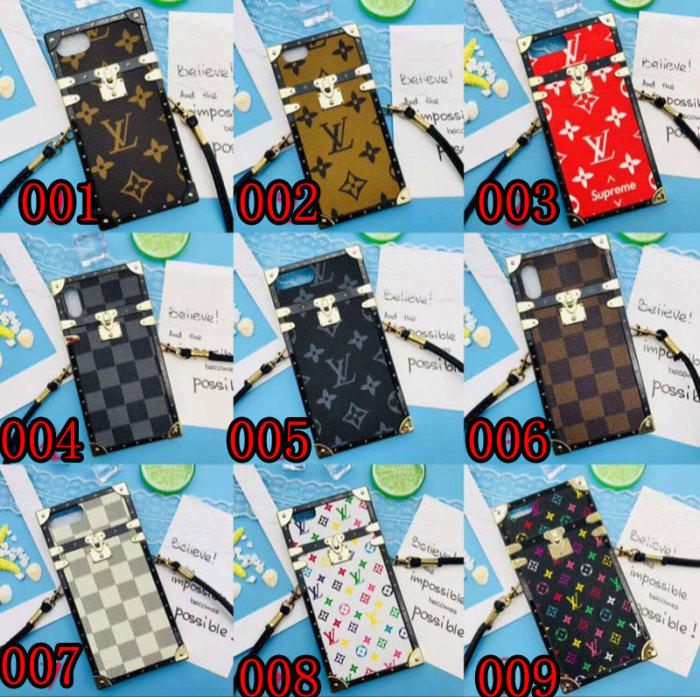 ルイヴィトン モノグラム iphoneX/xr/xs maxケースブランド iphone xs/8plusカバー人気通販 ストラップ付け 男女兼用