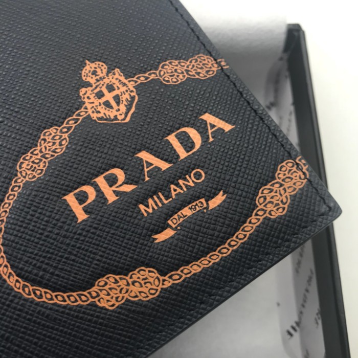 新作通販 PRADA/プラダ メンズ 短財布 二つ折り財布 2M0513-PA412