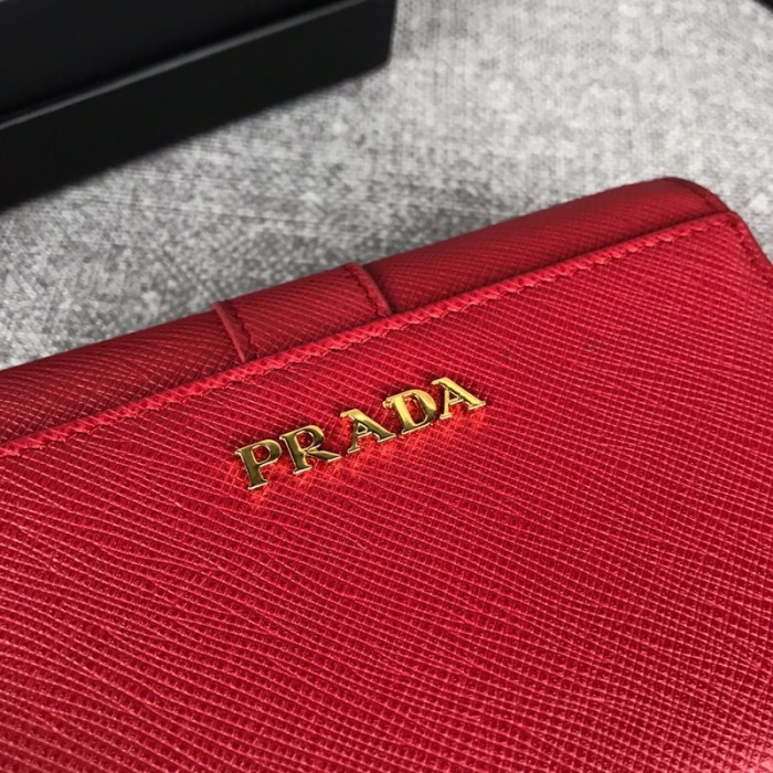 特N品通販 PRADA/プラダ 短財布 三つ折り財布 1MH840-PA386