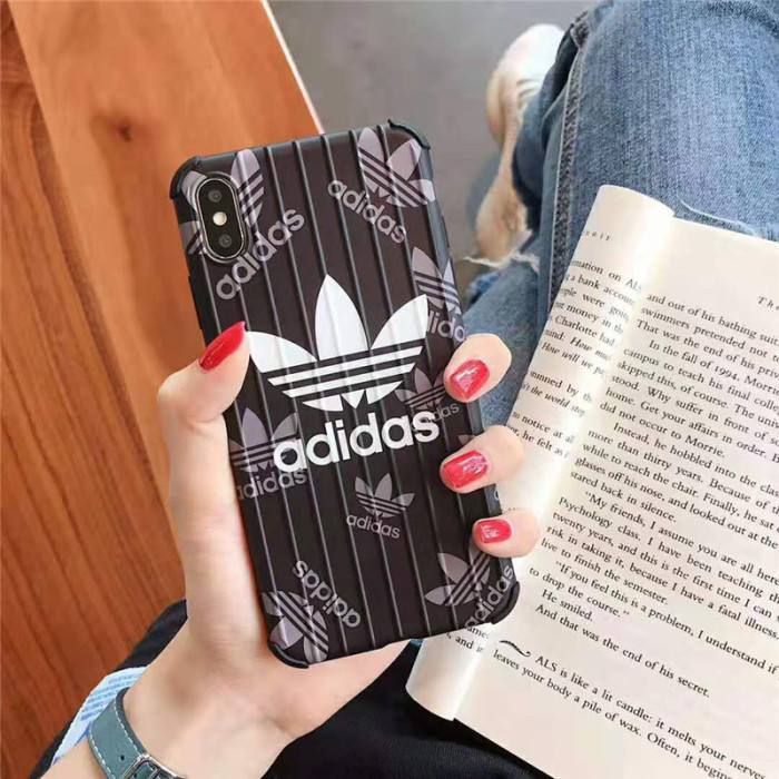 adidas iphone xr/xs maxケースブランドアディダス iphone 11/XI/11 MAXケース運動風 iphone x/8/7 plusケース オシャレトランク保護 耐衝撃