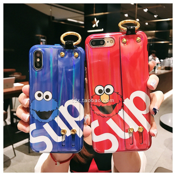 シュプリーム iphone xr/xs maxケース 可愛い supremeアイフォンxs/xカバー リング付け iphone 7/8plusケース 男女兼用
