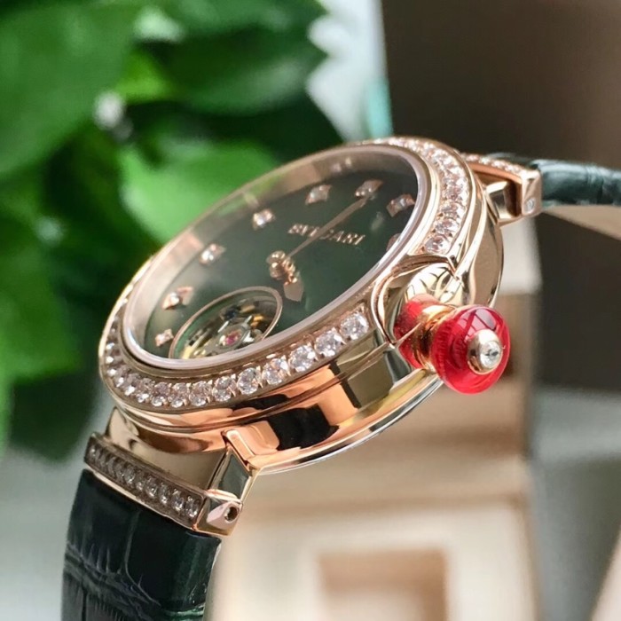 人気新作 BVLGARI ブルガリ 腕時計 レディース 33mm 自動巻 BV-TSH550-006