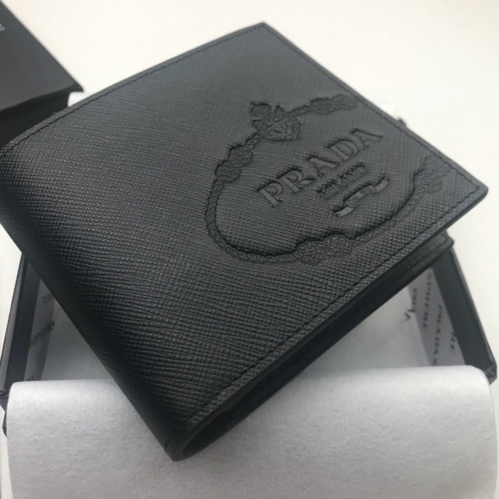 新作通販 PRADA/プラダ メンズ 短財布 二つ折り財布 2M0513-PA413