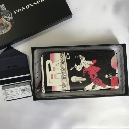 新作通販 PRADA/プラダ メンズ 長財布 ラウンドファスナー式財布 2ML317-PA415