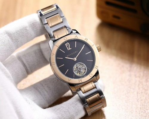 特N品 BVLGARI ブルガリ 腕時計 メンズ 陀飛輪時計 19SS BV-WD610-046
