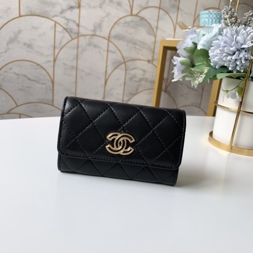 20SS シャネルCHANEL 二つ折り財布 コインケース JJX2002P140-31529-1