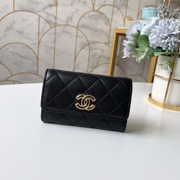 20SS シャネルCHANEL 二つ折り財布 コインケース JJX2002P140-31529-1