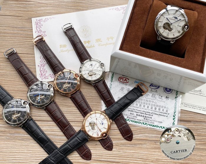 2020SS新作Cartier カルティエ メンズ 時計 スーパーコピー6色