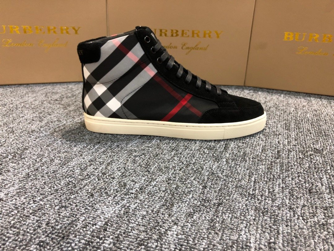 大放出セール BURBERRY 2018SS レインボー ハイカットスニーカー