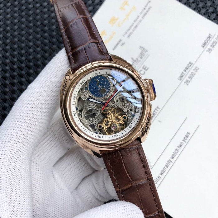 2020SS新作Cartier カルティエ メンズ 時計 スーパーコピー7色