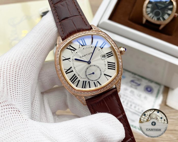 2020SS新作Cartier カルティエ メンズ 時計 スーパーコピー4色