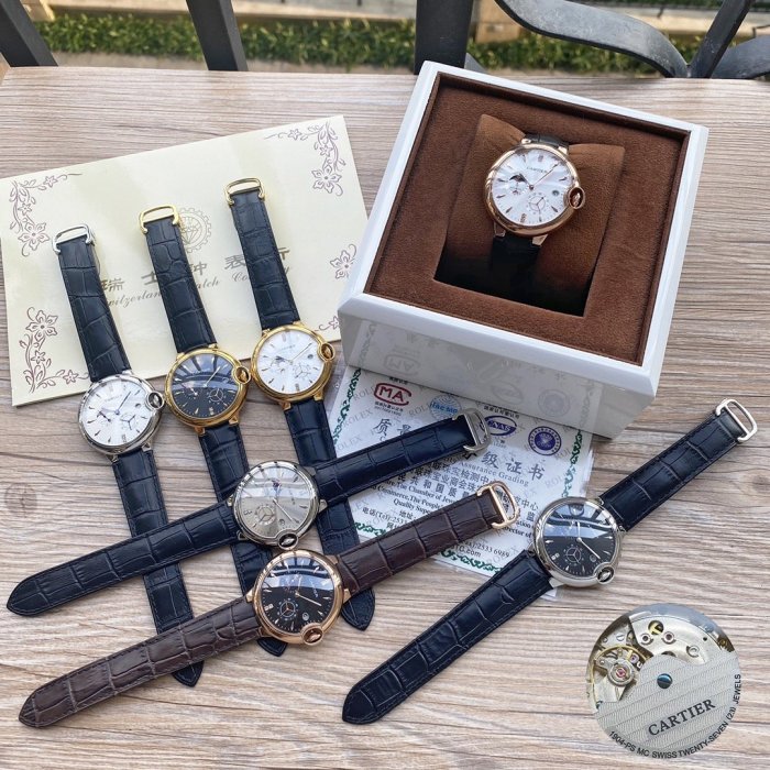 2020SS新作Cartier カルティエ メンズ 時計 スーパーコピー7色