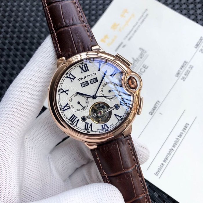2020SS新作Cartier カルティエ メンズ 時計 スーパーコピー6色