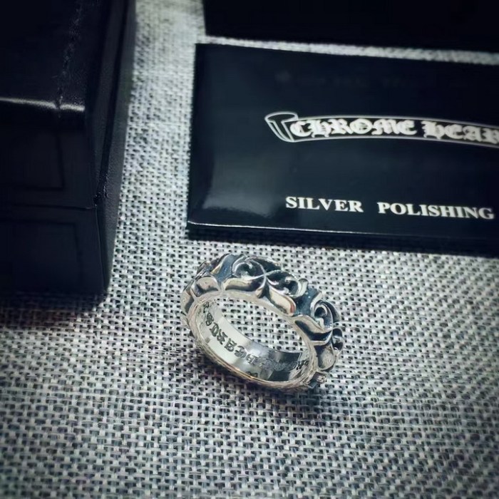 ChromeHearts クロムハーツ100% 925シルバー 正規品品質 リング 【指輪】恋人 ch678130K