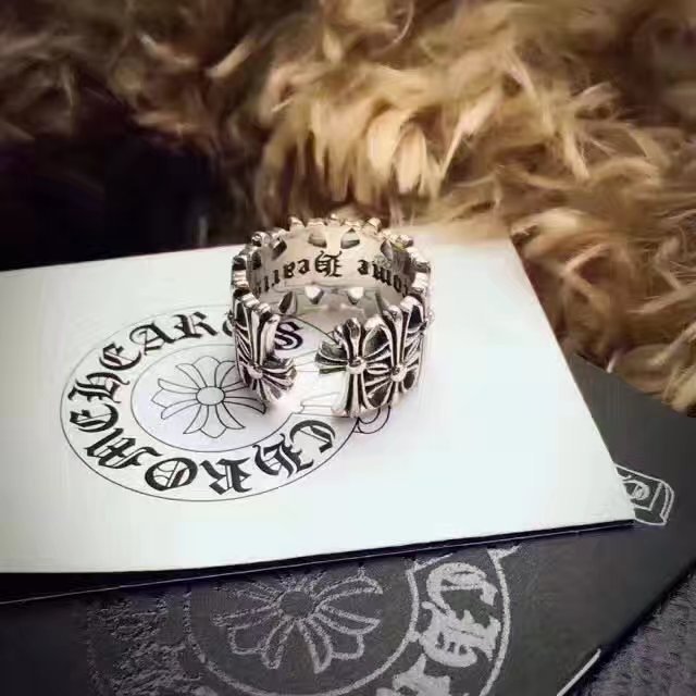 ChromeHearts クロムハーツ100% 925シルバー 正規品品質 リング 男女用 ch678125F