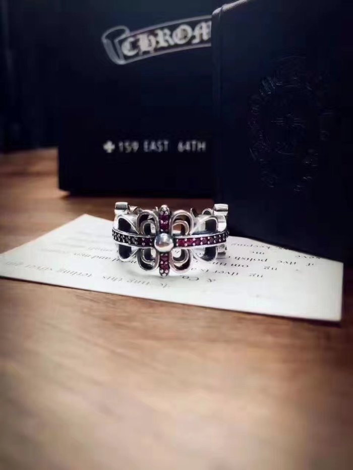 ChromeHearts クロムハーツ100% 925シルバー 正規品品質 リング 男女兼用 ch678120B
