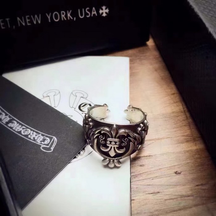 ChromeHearts クロムハーツ100% 925シルバー 正規品品質 リング 【指輪】恋人 ch678130A