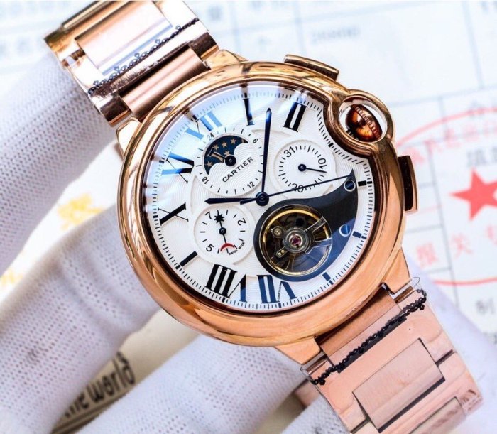 2020SS新作Cartier カルティエ メンズ 時計 スーパーコピー4色