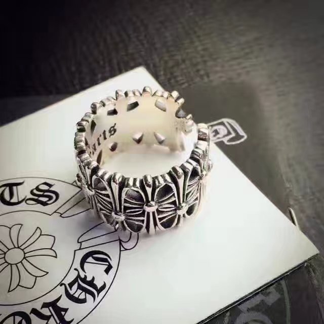ChromeHearts クロムハーツ100% 925シルバー 正規品品質 リング 男女用 ch678125F