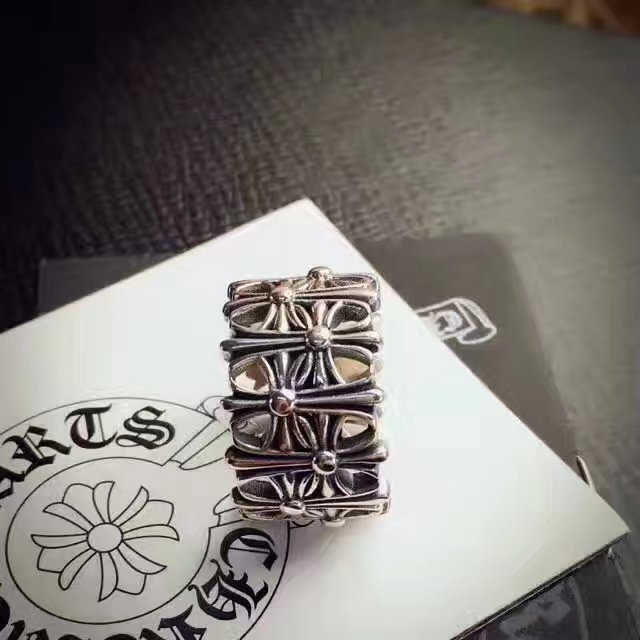 ChromeHearts クロムハーツ100% 925シルバー 正規品品質 リング 男女用 ch678125F