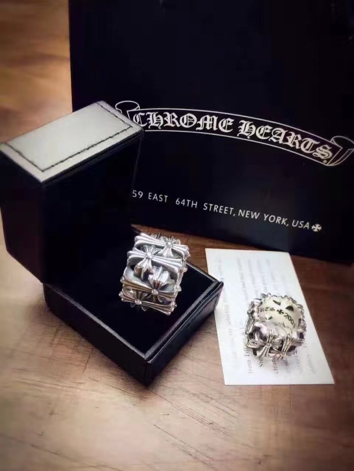ChromeHearts クロムハーツ100% 925シルバー 正規品品質 リング メンズ ch678120C