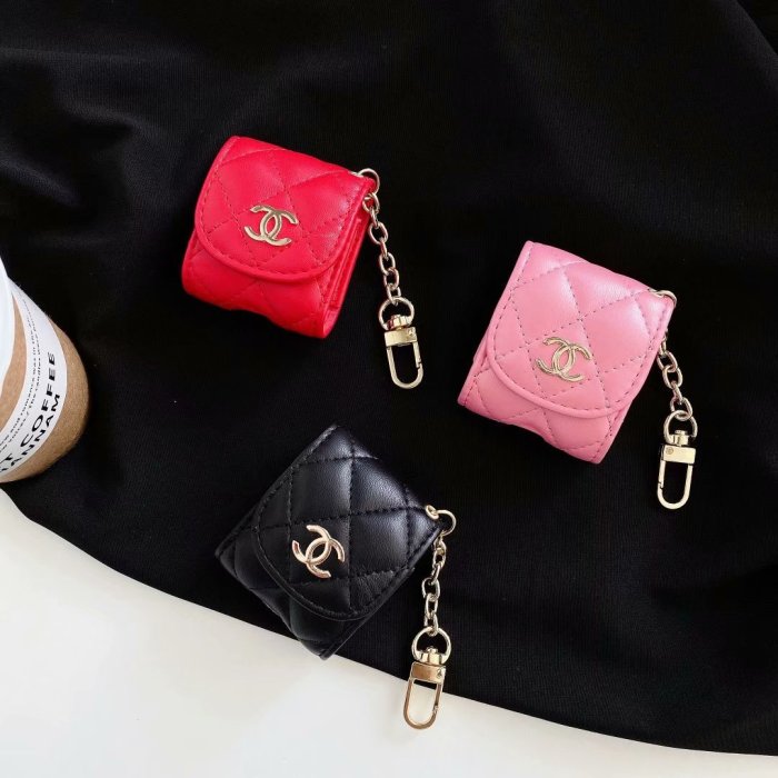 シャネル/Chanel ケース最新イヤホン収納ケース3色