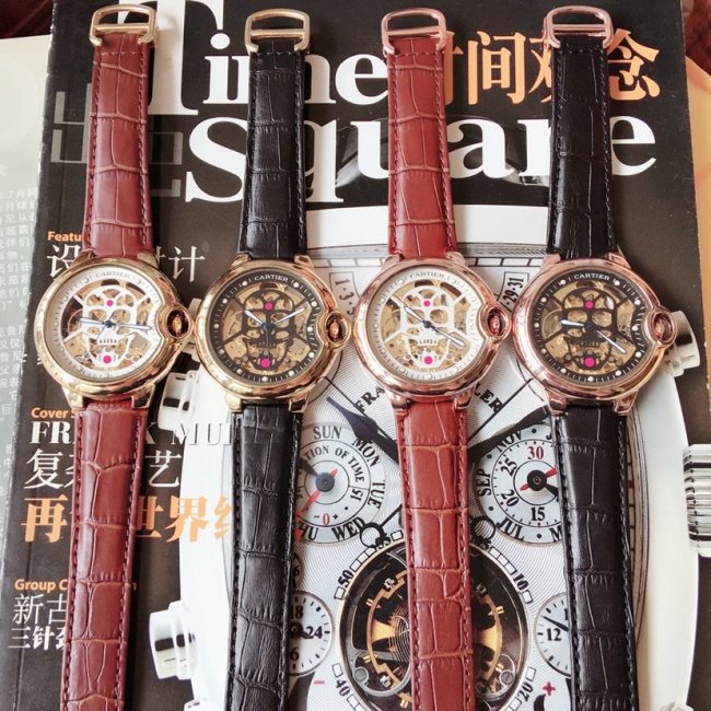 2020SS新作Cartier カルティエ メンズ 時計 スーパーコピー4色
