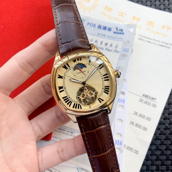 2020SS新作Cartier カルティエ メンズ 時計 スーパーコピー5色