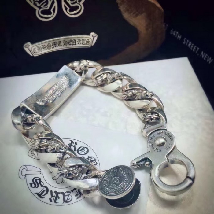 ChromeHearts クロムハーツ100% 925シルバー 正規品品質 男女用 ブレスレット ch678240V