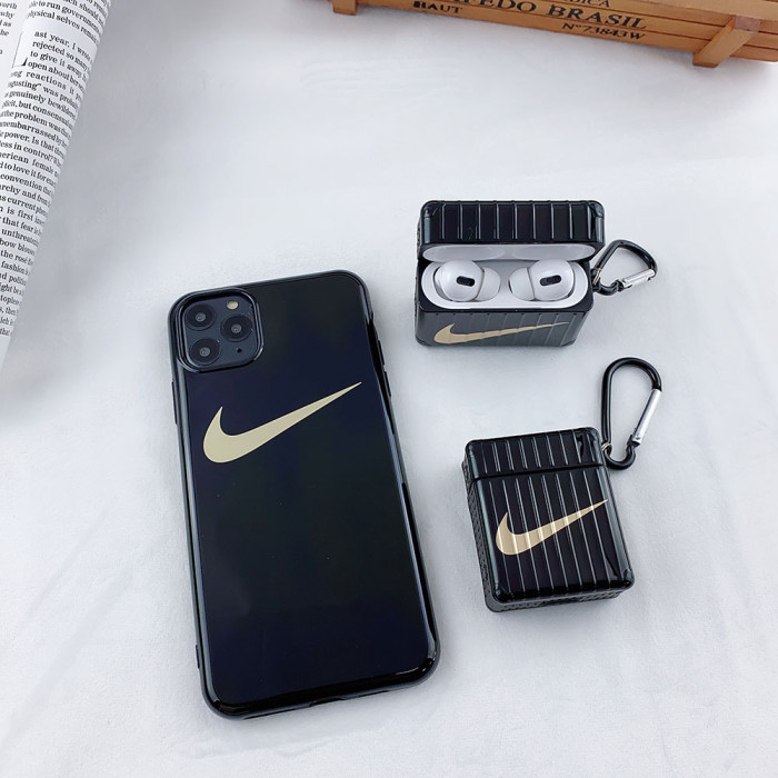 ナイキ/Nike ケース最新全機種+ イヤホン収納ケース 2色