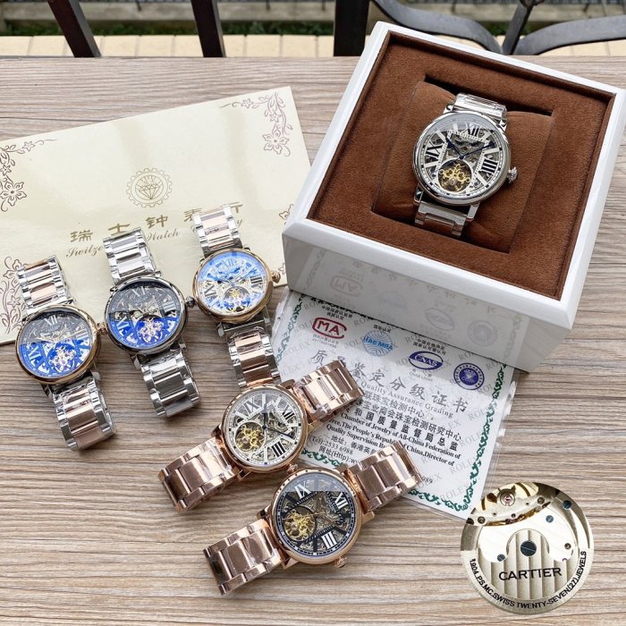 2020SS新作Cartier カルティエ メンズ 時計 スーパーコピー6色