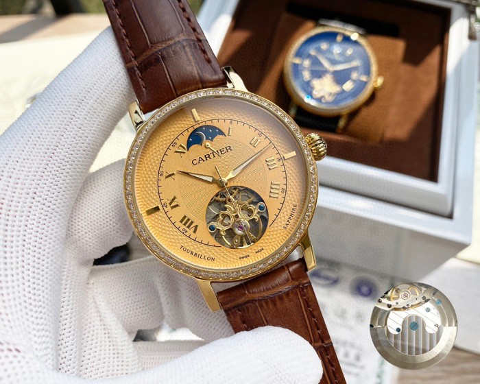 2020SS新作Cartier カルティエ メンズ 時計 スーパーコピー7色