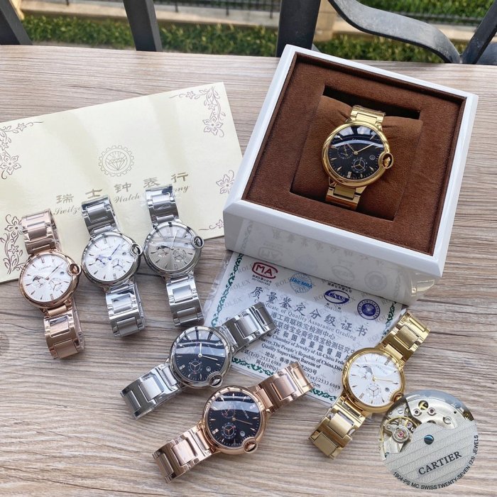 2020SS新作Cartier カルティエ メンズ 時計 スーパーコピー7色