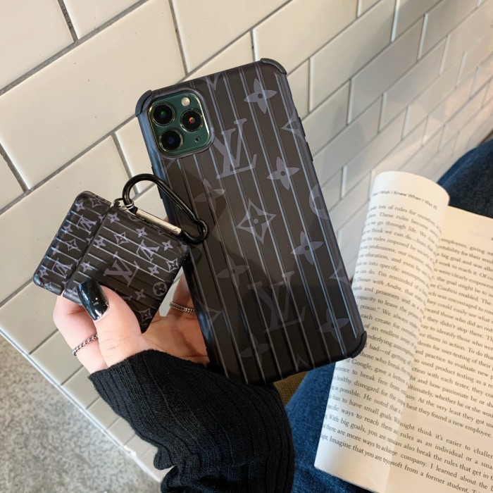 ルイヴィトン/LV iPhoneケースコピー+ イヤホン収納ケース最新全機種 2色