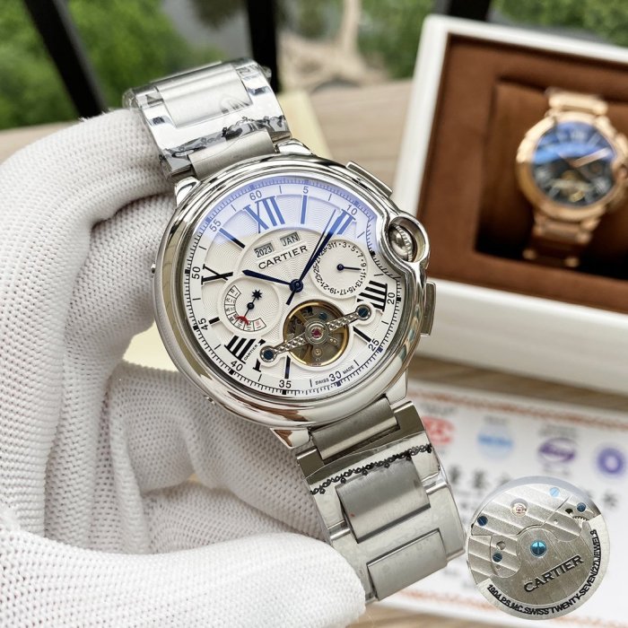 2020SS新作Cartier カルティエ メンズ 時計 スーパーコピー4色
