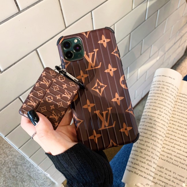 ルイヴィトン/LV iPhoneケースコピー+ イヤホン収納ケース最新全機種 2色