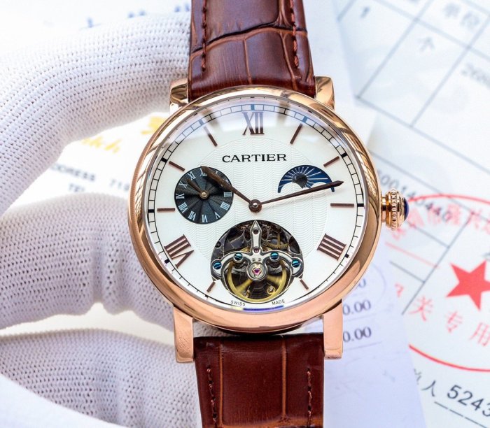 2020SS新作Cartier カルティエ メンズ 時計 スーパーコピー4色