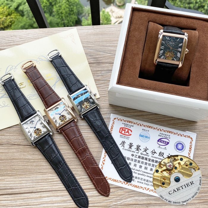 2020SS新作Cartier カルティエ メンズ 時計 スーパーコピー4色