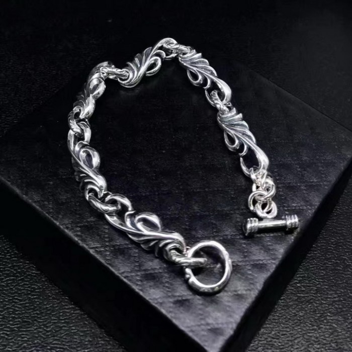 ChromeHearts クロムハーツ100% 925シルバー 正規品品質 恋人 カフブレス ch678245