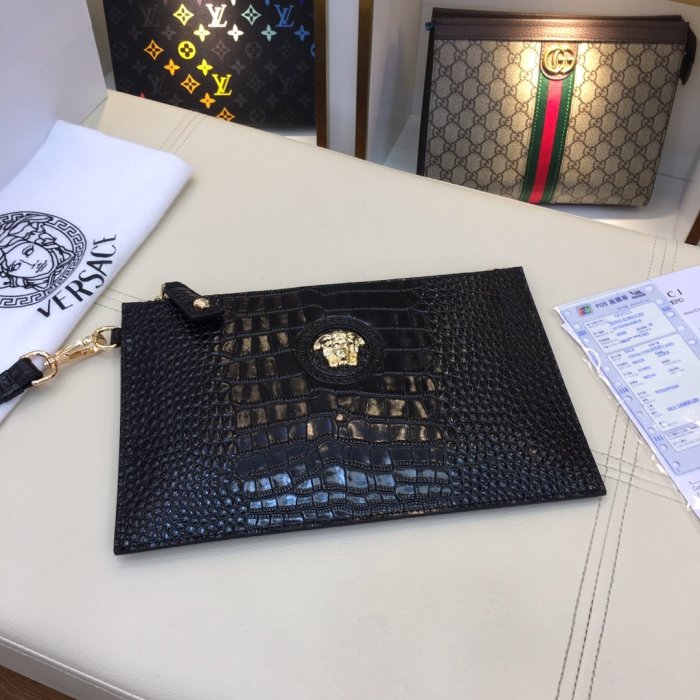 202109SS新作Versace ヴェルサーチェメンズ ハンドバック スーパーコピー