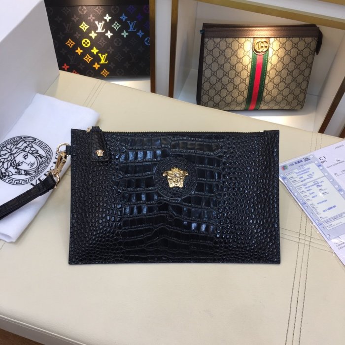 202109SS新作Versace ヴェルサーチェメンズ ハンドバック スーパーコピー