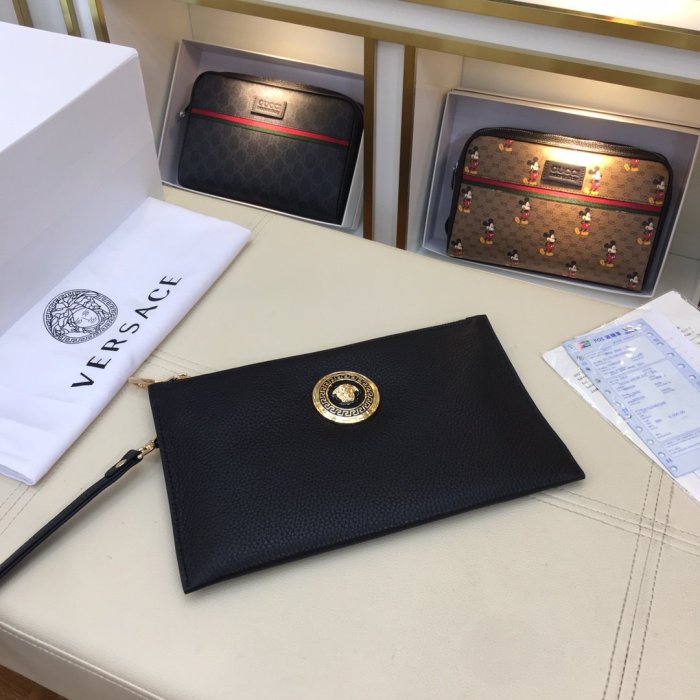 202109SS新作Versace ヴェルサーチェメンズ ハンドバック スーパーコピー