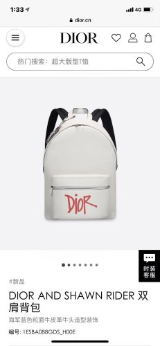 202110SS新作 Dior ディオール メンズ リュックバックスーパーコピー
