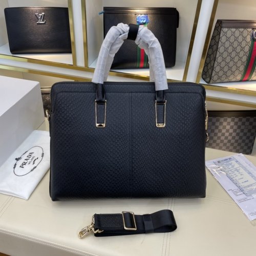 202201SS新作 Prada プラダ メンズ ハンドバックスーパーコピー