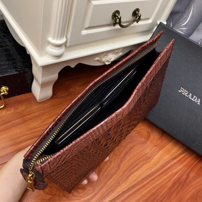 202202SS新作 Prada プラダ メンズ ハンドバックスーパーコピー