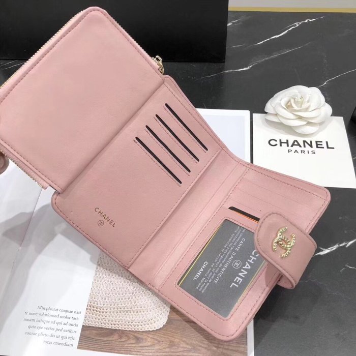 202204SSシャネルChanel 新作通販 短財布スーパーコピー2色