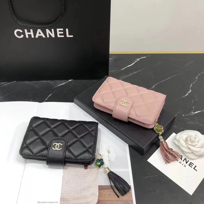 202204SSシャネルChanel 新作通販 短財布スーパーコピー2色