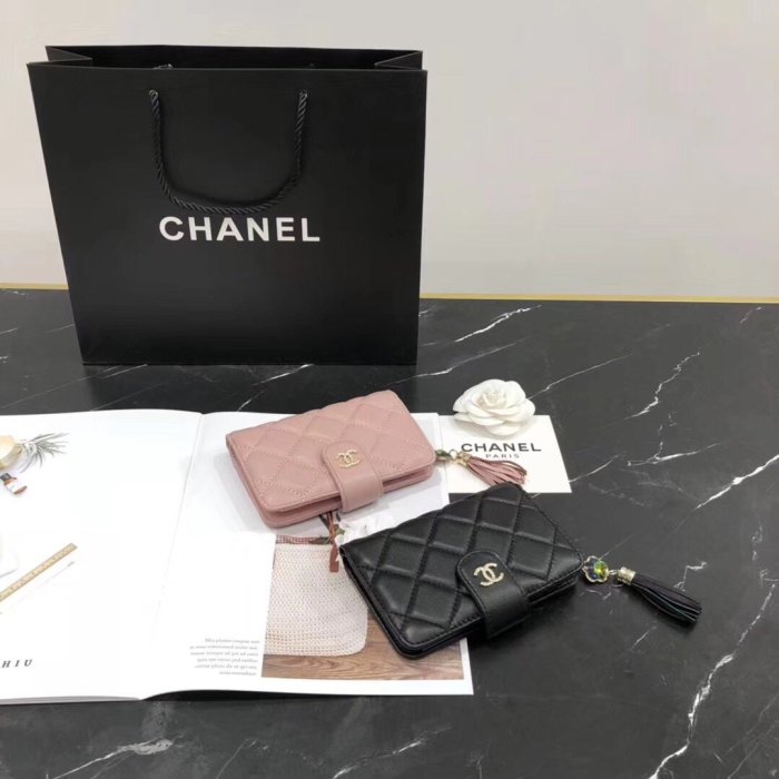 202204SSシャネルChanel 新作通販 短財布スーパーコピー2色