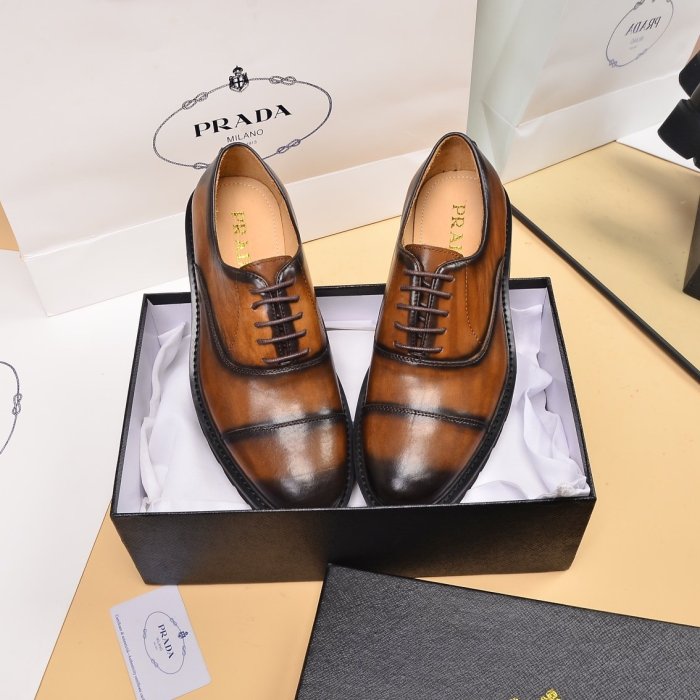 202208SS最新Prada 革靴メンズプラダ シューズ靴 スーパーコピー